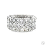 Lab Grown Diamond Triple Row Eternity Band 70329 - Image 1