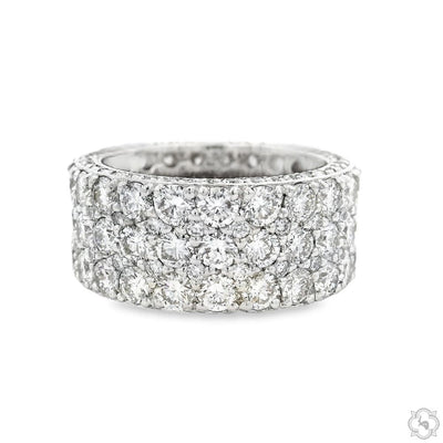 Lab Grown Diamond Triple Row Eternity Band 70329 - Image 1