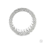 Lab Grown Diamond Triple Row Eternity Band 70329 - Image 2
