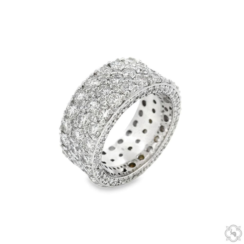 Lab Grown Diamond Triple Row Eternity Band 70329 - Image 3
