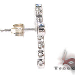 Diamond Cross Crucifix Earrings 22123 - Image 4