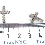 Diamond Cross Crucifix Earrings 22123 - Image 5