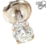 Mens Ladies Diamond Stud Earrings 20555 - Image 3