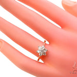Ladies Diamond Flower Ring 35984 - Image 7