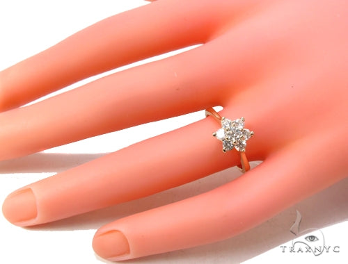 Ladies Diamond Flower Ring 35984 - Image 8