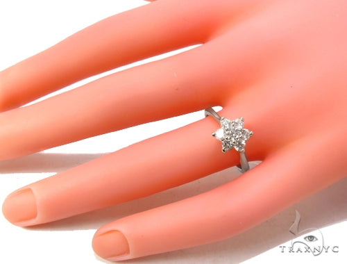 Ladies Diamond Flower Ring 35985 - Image 8