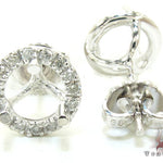 Ladies Diamond Semi Mount Earring 21513 - Image 4