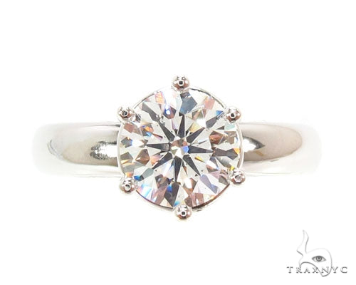 Ladies Diamond Solitaire Engagement Ring 36635 - Image 2
