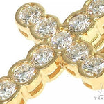 Unisex 11 Stones Diamond Bezel Cross 16740 - Image 4