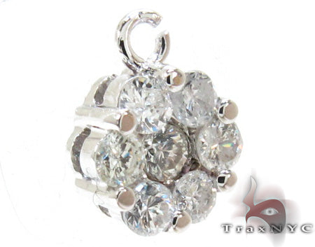 Ladies Flower Diamond Pendant 21227 - Image 2