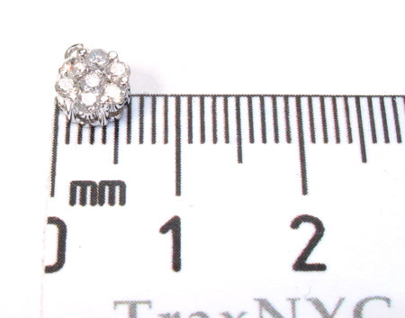 Ladies Flower Diamond Pendant 21227 - Image 6