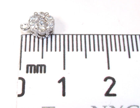 Ladies Flower Diamond Pendant 21227 - Image 7