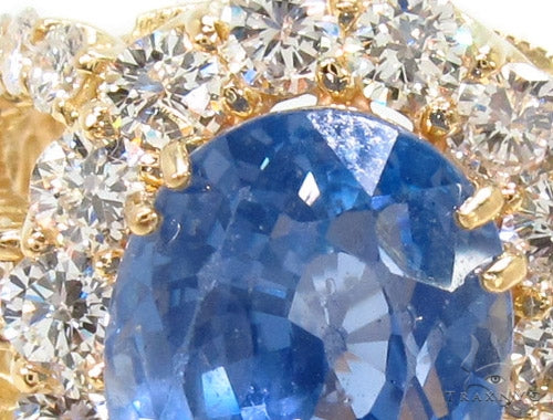 Ladies Light Blue Sapphire Ring 36328 - Image 3