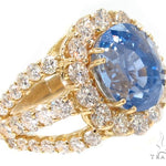 Ladies Light Blue Sapphire Ring 36328 - Image 4