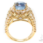 Ladies Light Blue Sapphire Ring 36328 - Image 6