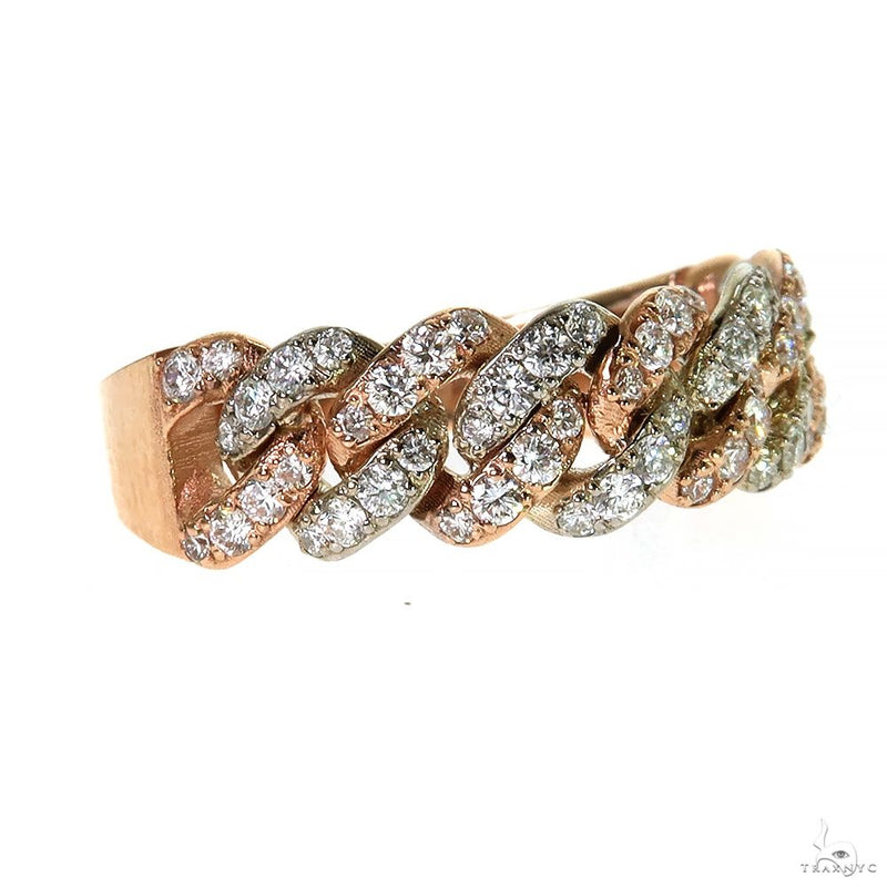 Ladies Miami Cuban Diamond Ring 70047 - Image 2