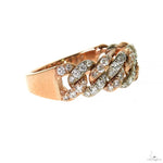 Ladies Miami Cuban Diamond Ring 70047 - Image 3