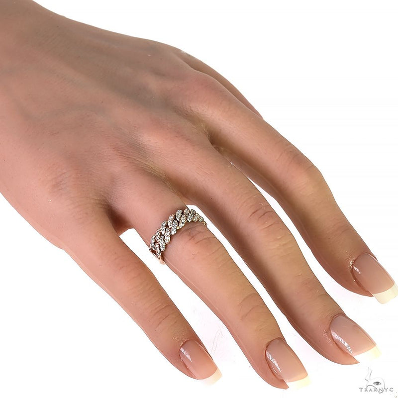 Ladies Miami Cuban Diamond Ring 70047 - Image 6