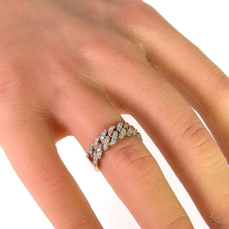 Ladies Miami Cuban Diamond Ring 70047 - Image 7
