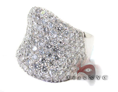 Ladies Pave Ball Room Ring 4375 - Image 1