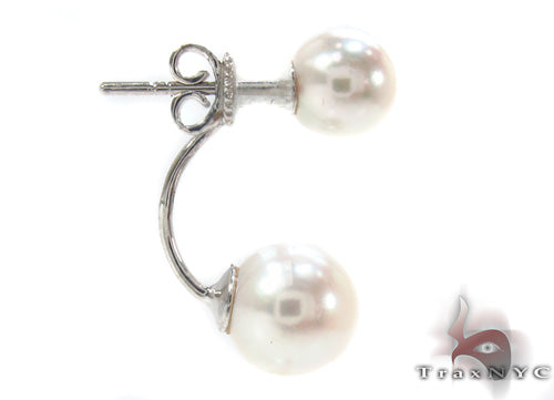 Ladies Pearl Earrings 34753 - Image 3