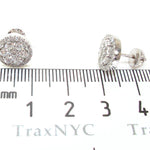 Ladies Prong Diamond Earrings 21407 - Image 4