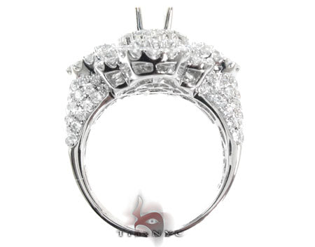 Ladies Prong Pave Diamond Semi Mount Ring 22329 - Image 5