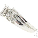 Square Head Diamond Engagement Ring Set 5463 - Image 5