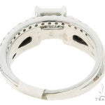 Square Head Diamond Engagement Ring Set 5463 - Image 7