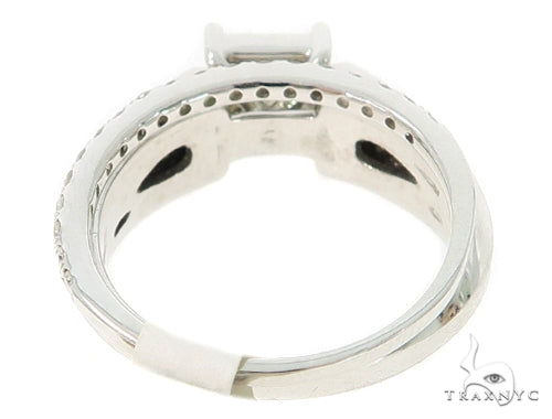 Square Head Diamond Engagement Ring Set 5463 - Image 7