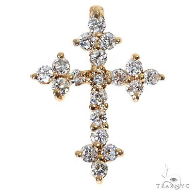 Ladies Tiny Enchanted Cross Crucifix 3273 - Image 1