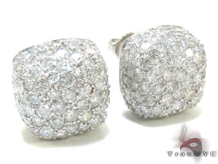 Diamond Pillow Earrings 21333 - Image 2