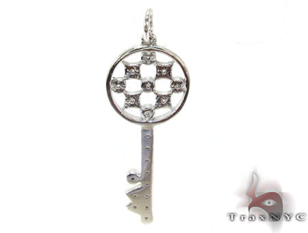 Ladies Diamond Key Pendant 21197 - Image 4