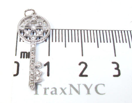 Ladies Diamond Key Pendant 21197 - Image 8