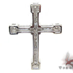 Ladies Prong Diamond Cross Crucifix 21203 - Image 4
