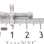 Ladies Prong Diamond Cross Crucifix 21203 - Image 6