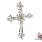 Ladies Prong Diamond Cross Crucifix 21206 - Image 2