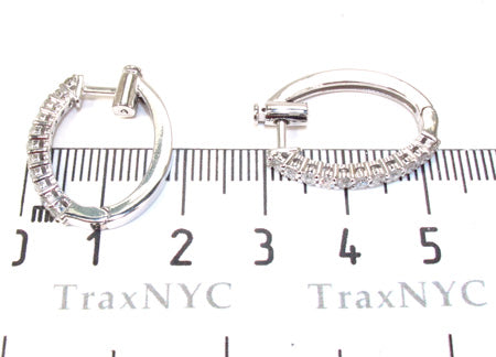 Ladies Prong Diamond Earrings 21207 - Image 6