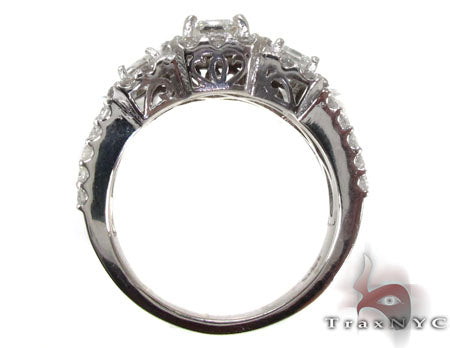 Ladies White Gold Diamond Ring 21040 - Image 5