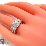 Ladies White Gold Diamond Ring 21040 - Image 7