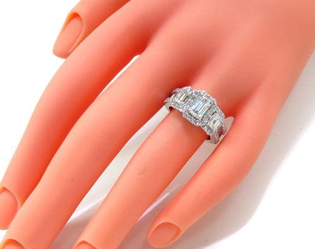 Ladies White Gold Diamond Ring 21040 - Image 8