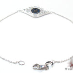 Ladies Evil Eye White Gold Two Color Diamond Bracelet 21296 - Image 4