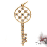 Ladies Diamond Key Pendant 21196 - Image 1