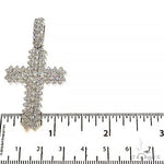Large Diamond Cross Pendant (Lab) 68213 - Image 5