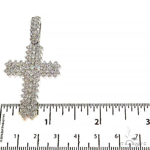 Large Diamond Cross Pendant (Lab) 68213 - Image 5