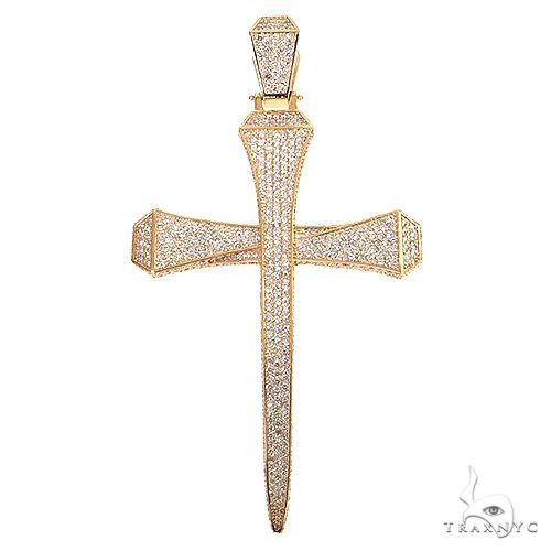 Large Diamond Nail Cross 68771 - Image 1