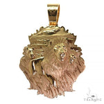 Large Lion Head Pendant With Opening Face Of African Wildlife  69151 - Image 11