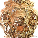 Large Lion Head Pendant With Opening Face Of African Wildlife  69151 - Image 2
