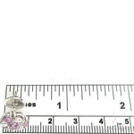 Lilac Ice Sapphire Diamond Flower Earrings 67043 - Image 4