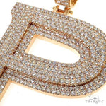 Large Size Diamond Initial Pendant 68919 - Image 3
